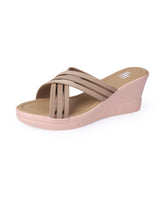 LADIES HEEL PEACH CHAPPAL 04474