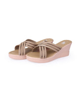 LADIES HEEL PEACH CHAPPAL 04474