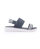 Ladies Heel gray sandals  04476