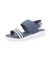 Ladies Heel gray sandals  04476