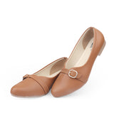 Ladies brown shoes 04482