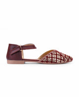 ladies flat cherry sandals 04711
