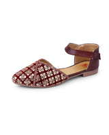 ladies flat cherry sandals 04711