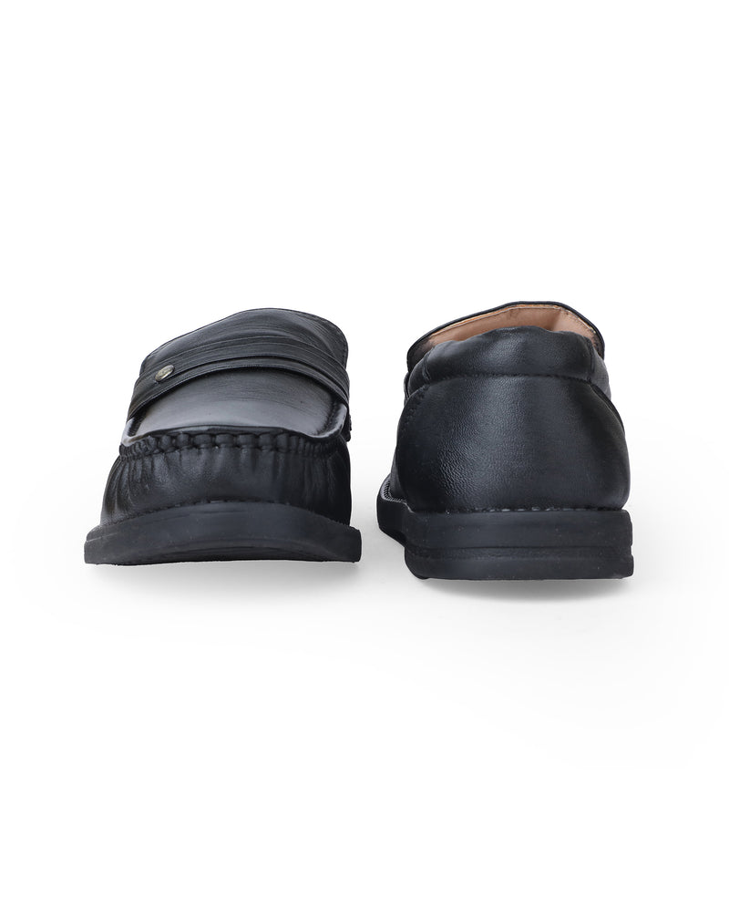 loafer shoes black slide loafers