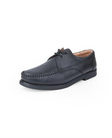 Men's leather loafer black Shoes 05004