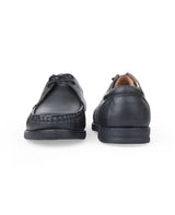 Men's leather loafer black Shoes 05004