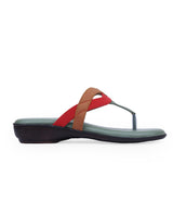 Ladies heel green chappals 05362