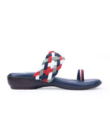 ladies heel blue chappals 05364