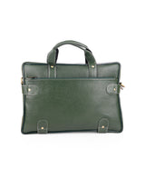 Leather office Portfolio Bag (green) 05420