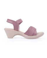 ladies heel pink sandals 05575