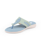 Ladies heel gray slipon chappals 05580