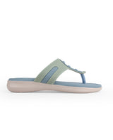 Ladies heel gray slipon chappals 05580