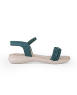 LADIES GREEN SANDAL 05582