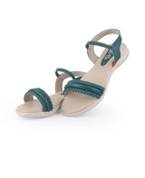 LADIES GREEN SANDAL 05582