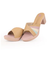 ladies heels tan chappals 05730