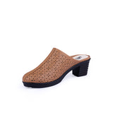LADIES HALF TAN SHOES 05914