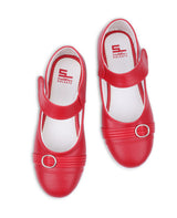 Girls belly red shoes (5 Years to 12 year) 05942