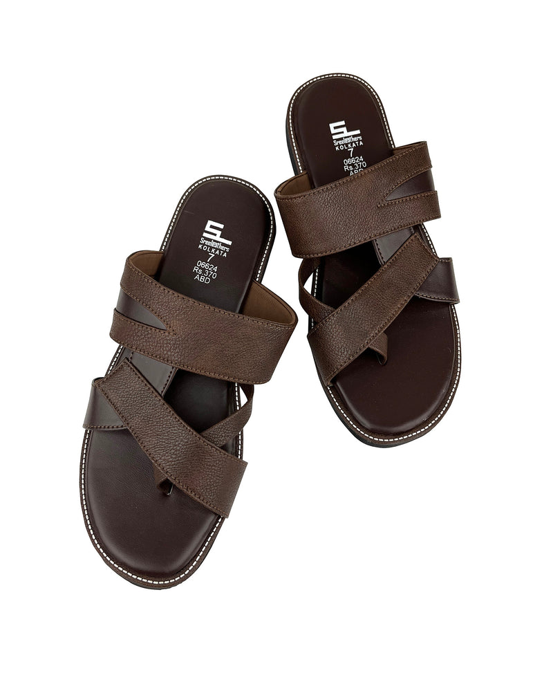 Man Chapple Men's Chappals brown 06624 – Sreeleathers Online Kolkata