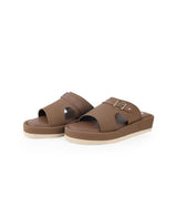 Men's brown chappals 07672