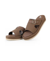 Men's brown chappals 07672
