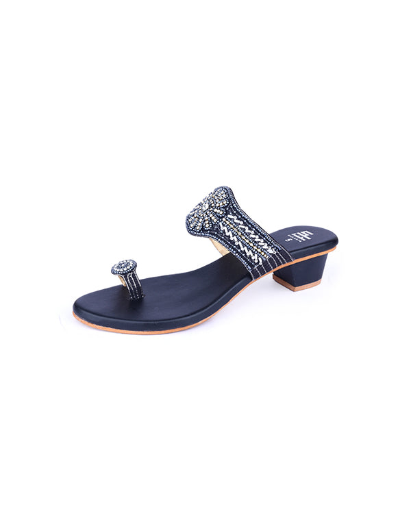 LADIES HEEL PARTY WEAR CHAPPAL 08480