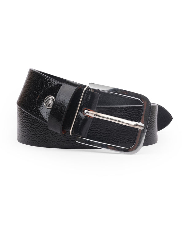 MEN LEATHER BELT (BLACK) 09234