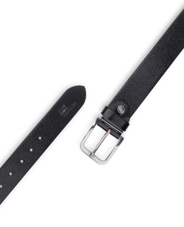 MEN LEATHER BELT (BLACK) 09234