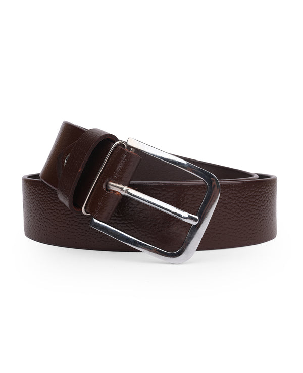 MEN LEATHER BELT (BROWN) 09234