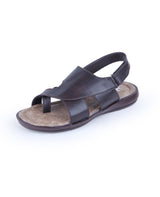 Men's sandals brown 09707