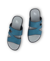 Men's teal chappals 09726