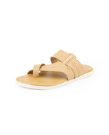 Men's tan chappals 09728