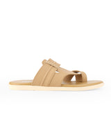 Men's tan chappals 09728