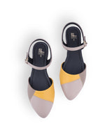 ladies flat gray sandals 09868