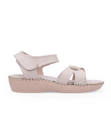 Ladies Comfort beige sandals 100878