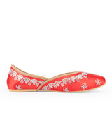 LADIES RED JUTTI 100885