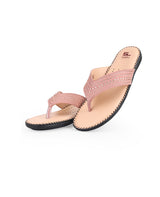 Ladies  comfort chappals Pink 100886