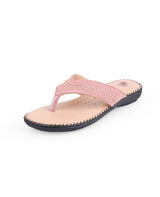 Ladies  comfort chappals Pink 100886