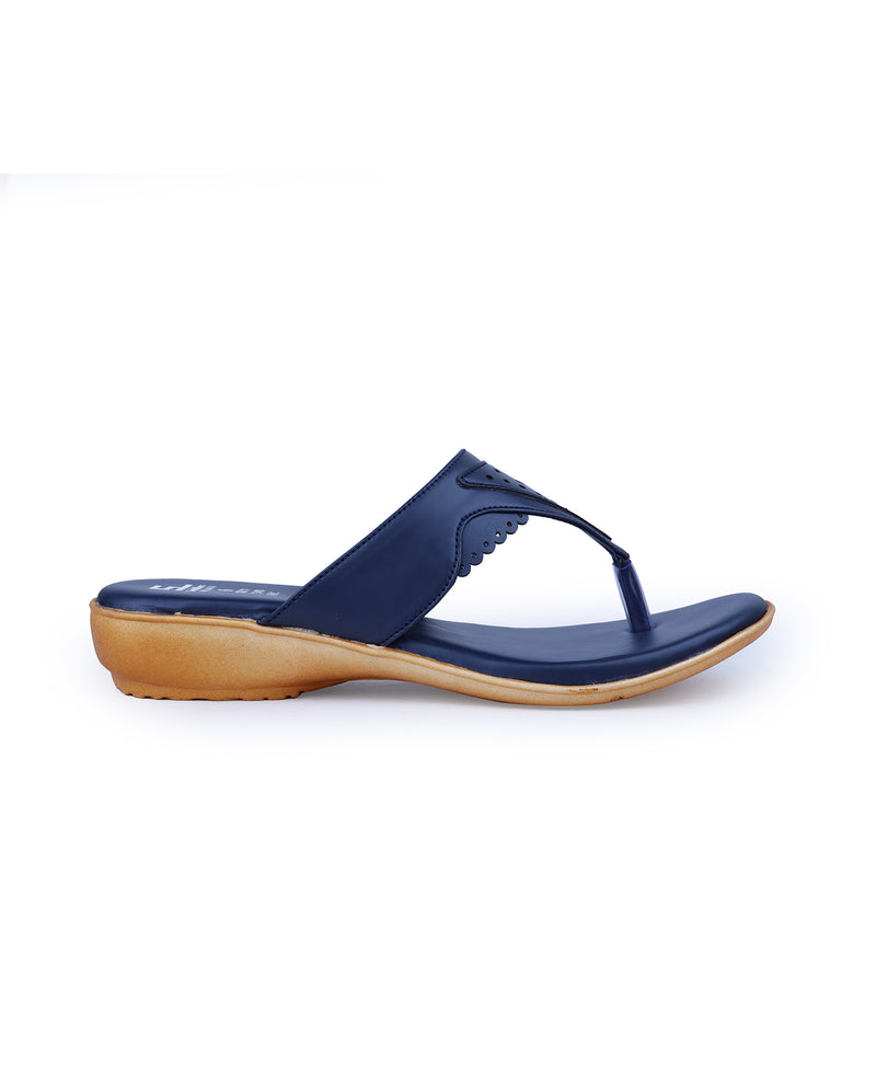 Ladies chappal without heel hot sale