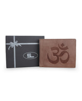 MEN LEATHER WALLET 102358 (OM Logo)