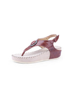 Ladies Heel brown sandals 102566