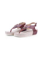 Ladies Heel brown sandals 102566