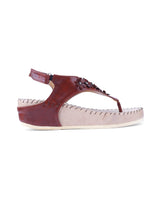 Ladies heel brown sandals 102567
