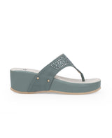 Ladies comfort green chappals 102573