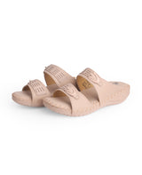 Ladies heel comfort peach chappals  102575