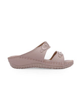 Ladies heel comfort peach chappals  102575
