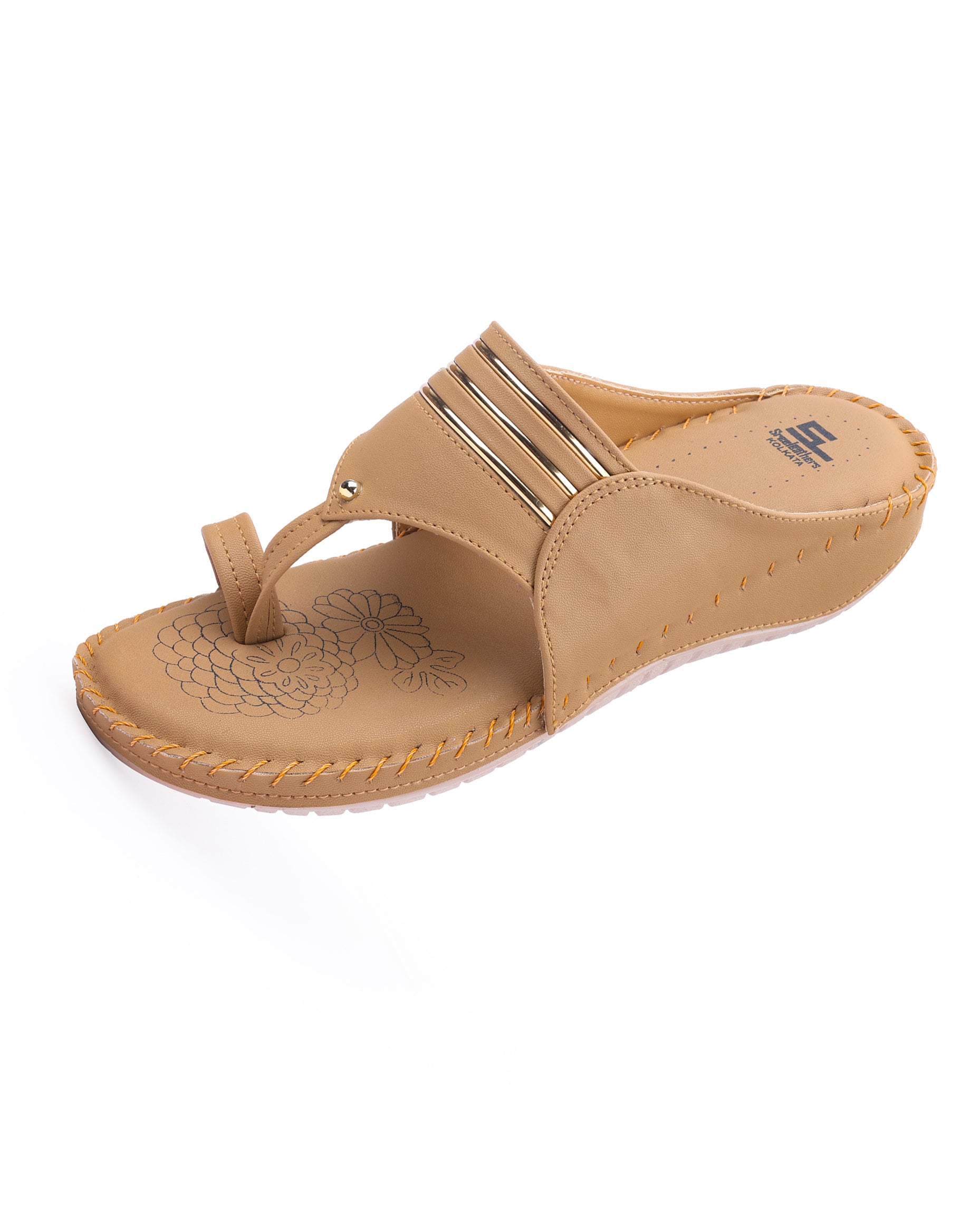 ladies-heel-comfort-beige-chappal-102576-sreeleathers-online-kolkata