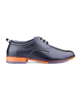 Men's premium leather formal black shoes 102976