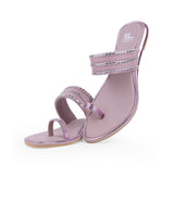 ladies party wear flat chappals 103545