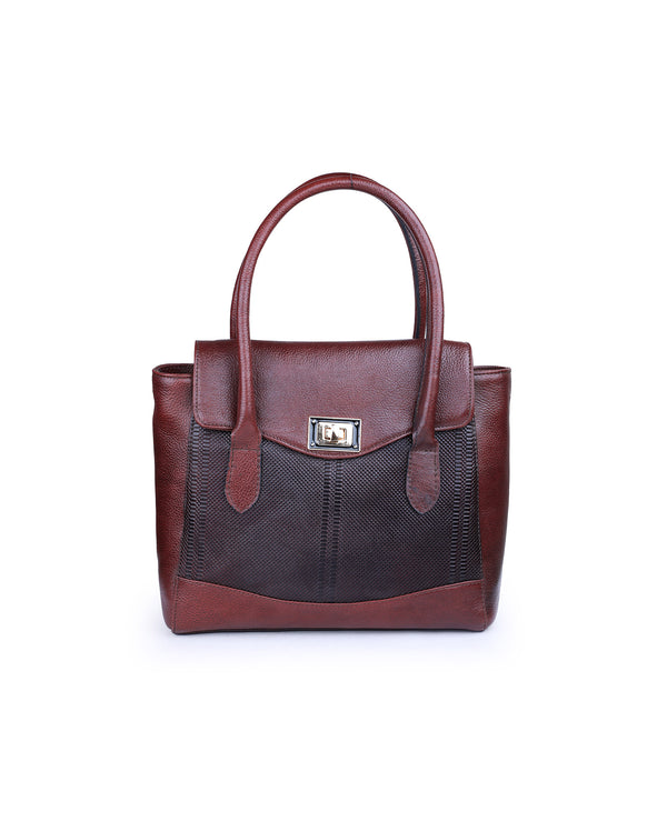 104015 Ladies Leather Hand Bag