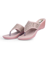 LADIES HEEL PEACH CHAPPALS 104641